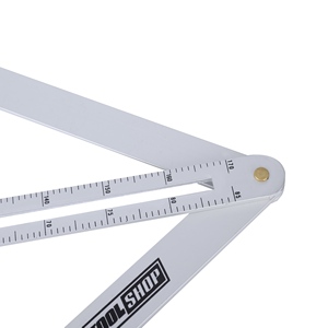 Righello Multifunzionale in Lega di Alluminio con Angolo Regolabile, Strumento di Misurazione a Quattro Angoli, Attrezzo per Architetti, Logo Personalizzabile CJTOOL - Product Image 5