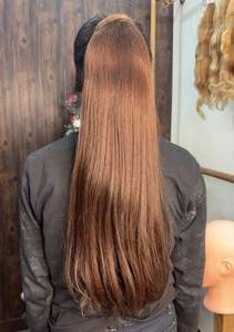 Extensions de cheveux naturels lisses de 24 pouces, tissées à la machine, collection de la meilleure qualité, prix en gros - Product Image 3