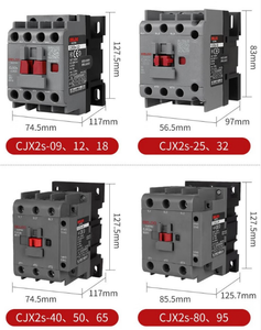 Contactor <span class=keywords><strong>de</strong></span> CA DELIXs Serie CJX2S CJX2s-1210 24V 220V 50Hz CJ19 - Product Image 4