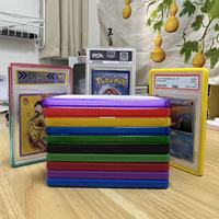 Protection antichoc rigide en caoutchouc coloré pour cartes gradées TPU personnalisées, protection antichoc pour cartes TCG PSA-CGC, vente chaude