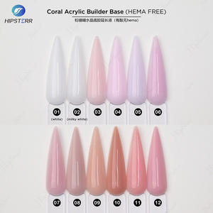 Nuevo Gel Constructor de Uñas Hema Free Sheer Pink de Extensión Rápida, Base Acrílica Coral BIBA, Líquido Poligel No Tóxico en Botella - Product Image 4