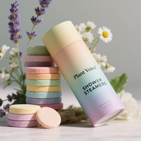 Diffuseurs de vapeur pour douche, marque privée, OEM, ODM, bombes de bain aromathérapeutiques personnalisées, parfum longue durée pour une relaxation spa à domicile