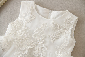 Boutique all'ingrosso fatti a mano per bambini formali battesimo abito di benedizione neonato neonato bambino battesimo compleanno <span class=keywords><strong>abiti</strong></span> da ragazza - Product Image 5