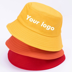 Custom Embroidered Cotton Bucket Hats Wholesale Design Your Own Logo Printing <b>Plain</b> Outdoor Adults Beach Travel Sun Hat <b>Cap</b> OEM - Product Image 1