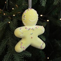 Décoration de Noël suspendue en mousse Neopoly Technology de haute qualité, incassable, en forme de flocon de neige ou de bonbon pour arbre de Noël, vente en gros