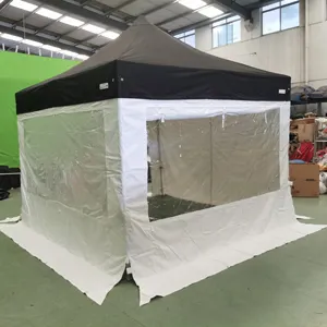 高品质定制弹出式遮阳篷2x2m 3x3m 3x4.5m 3x6m商展帐篷户外可折叠广告折叠凉亭帐篷