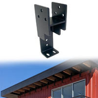 Support de toit en acier pour conteneur JH-Mech, installation facile par boulonnage, design à rainure en U, capacité de charge lourde