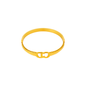 Bracelet tendance en acier inoxydable 316L plaqué or PVD, durable et résistant - Product Image 2