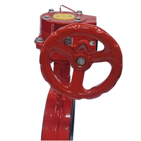 Vanne papillon de puissance hydraulique manuelle à joint fort zéro fuite vanne de signal de serrage à double C applications de bouche d'incendie de médias de gaz