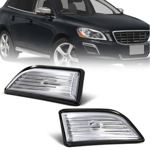 Luces Intermitentes Dinámicas para Espejos Retrovisores de Automóviles, Accesorio Directo de Fábrica para <span class=keywords><strong>Volvo</strong></span> <span class=keywords><strong>XC60</strong></span> 2009 2010 <span class=keywords><strong>2011</strong></span> 2012 2013 SIN BOMBILLA - Product Image 1