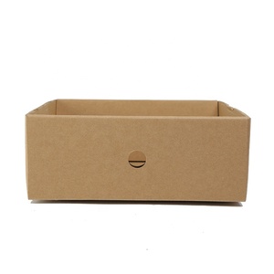 Tùy Chỉnh Thực Hiện Ngăn Kéo Khay Sóng Màu Nâu Cứng Gấp Giấy Sóng Khay Trái Cây Khay Di Chuyển Vận Chuyển Mailer Box Với Logo - Product Image 6