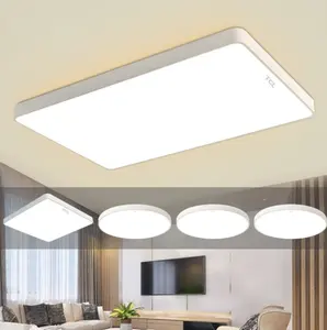 초박형 모던 천장 거실 침실 주방 표면 장착 사각형 LED 천장 조명