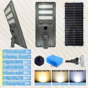 Farola Solar LED Híbrida de Aluminio de Alta Luminosidad, Alto Rendimiento y Larga Duración <span class=keywords><strong>para</strong></span> Carreteras, Fábricas y Viviendas - Product Image 1