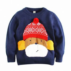 Children Christmas Funny Fancy Pullover Spring Autumn Knitting Pattern Sweater - Product Image 1