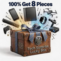 8-delige Digitale Hoge Kwaliteit Mystery Box Ultieme Level-up Mystery Box voor Gamers Drop Smart Bracelet SIM Slot 2026 SLB-4 Lucky
