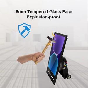 55 inch pin-Powered ngoài trời di động LCD hiển thị kỹ thuật số biển Poster kiosk dễ dàng thu phí kiosk - Product Image 6