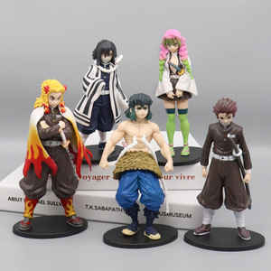Figurines de démon Slayer japonais, lot de 9 pièces de 17cm, décoratifs, d'action, vente en gros - Product Image 3