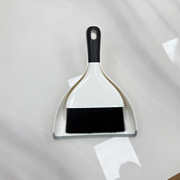 Brosse à cheveux pour chambre Realida, balai magique domestique, ensemble balayette et pelle avec brosse pour clavier et bureau