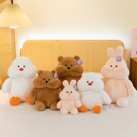 Peluche de forme super kawaii de 23/35/45cm, lapin, canard, ours, animal câlin, jouet personnalisé