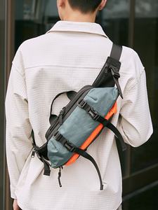 Bolso de Pecho de Nailon para Ciclismo, Deportes al Aire Libre, Viajes, Bolso Cruzado Diagonal Funcional de un Solo Hombro A-2643 - Product Image 5