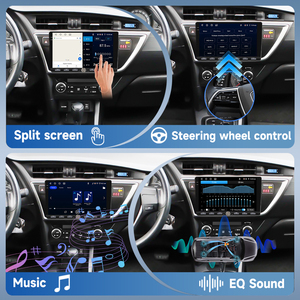 Hikity 9-inch cho TOYOTA Auris 2013 2015 đài phát thanh xe 4 + 64G <span class=keywords><strong>Android</strong></span> Car Stereo đài phát thanh không dây Carplay/<span class=keywords><strong>Android</strong></span> Auto GPS phím đàn piano - Product Image 4