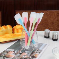 Spatule de pâtisserie semi-transparente monobloc en stock usine, couteau à crème et à mélanger, outil de cuisson en contact alimentaire