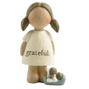 Mini estatueta de anjo de resina para meninas, atacado de 1.69'' - Product Image 1