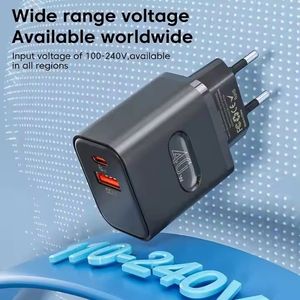 40W <b>USB</b> <b>Type</b> <b>C</b> Charger <b>Adapter</b> Dual Ports QC4.0 PD 20W Fast Charging Wall Charger for Phone 16 15 Xiaomi Huawei - Product Image 6