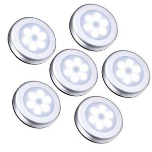 Großhandel 6 LED Nachtlicht Infrarot PIR Bewegungs sensor Drahtloser Detektor Innen Auto Ein/Aus Schrank Wand leuchte Batterie leistung - Product Image 3