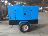 Compresseur à vis pour moteur diesel 50kw 8bar 5m ³/min capacité Compresseur d'air portable Compresseur d'air à vis pour moteur diesel mobile