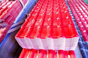 Teja esmaltada tradicional China para la decoración de templos y pabellones - Product Image 2