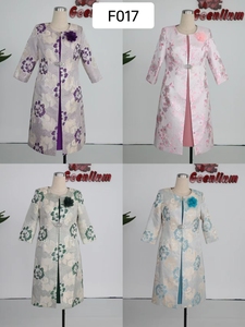 ชุดเดรสสีสันสดใสสำหรับผู้หญิงไซส์ใหญ่ พร้อมเสื้อแจ็คเก็ตยาว เหมาะสำหรับใส่ไปโบสถ์ คุณภาพดี - Product Image 2