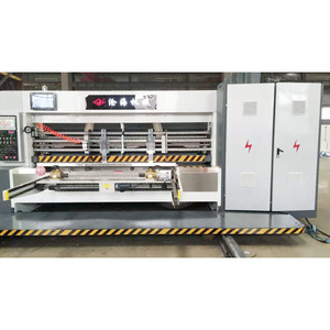 Máquina Automática para Fabricación de Cajas de Cartón con Impresión a Base de Agua, Ranurado, Troquelado y Apilado, en Oferta - Product Image 6