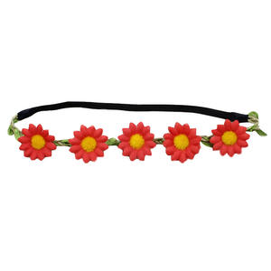 ที่คาดผมถักเปียที่คาดผมดอกไม้มงกุฎดอกเดซี่สำหรับงานเทศกาล - Product Image 5