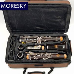 MORESKY Clarinette professionnelle en ébène Bb 17 clés Grenadilla Sib Klarnet M110 (OEM) - Product Image 5