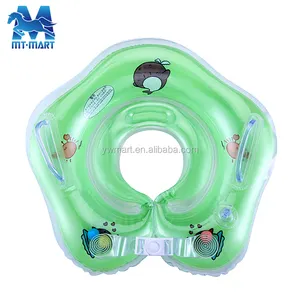 Top sale pink PVC neck collar ring inflatable baby swim ring float