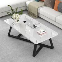 Table basse moderne réglable en hauteur, pliable, avec structure en fer et plateau en bois de bouleau, design compact pour petits appartements