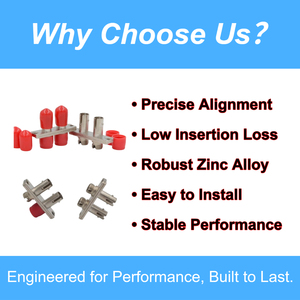 Zifonic FC-ST Duplex đa sợi quang Adapter <span class=keywords><strong>Coupler</strong></span> cho FTTx 850/1310/1550nm tốc độ cao trung tâm dữ liệu & kết nối internet - Product Image 4