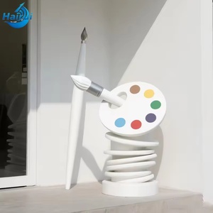 Sculpture en résine <span class=keywords><strong>Cuphead</strong></span> mignonne, Décoration spatiale sur le thème des jeux, Artisanat personnalisé en fibre de verre (Produit très vendu au Moyen-Orient et en Europe) - Product Image 6