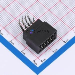 X2549WR-2x04A-PTV01 Gold Finger Connector Bent Lead Through Hole,P=2.54mm Connector - Product Image 1