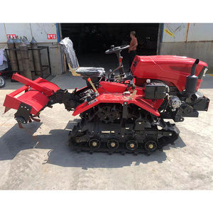 Peralatan Pertanian Kecil Cina 25hp 35hp Crawler Rotary Tiller Pengolah Tanah Mini Traktor Crawler 50 hp 60hp - Product Image 3