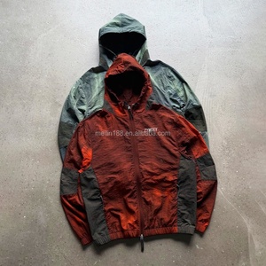 Vestes coupe-vent en nylon légères, personnalisables, pour le sport en plein air, avec fermeture éclair, imperméables et résistantes au vent - Product Image 1