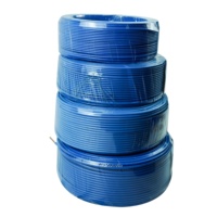 Fil de cuivre massif BV de qualité supérieure / Câble de construction en PVC 4,0 mm² 6,0 mm² bleu pour installation intérieure AC 450/750V