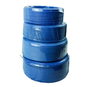 สายไฟทอง<span class=keywords><strong>แดง</strong></span>แข็งเกรดสูงสุด BV / สายเคเบิลอาคารหุ้ม PVC ขนาด <span class=keywords><strong>4</strong></span>.0 มม.² 6.0 มม.² สีน้ำเงิน สำหรับติดตั้งภายในอาคาร AC 450/750V - Product Image 4