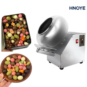 Machine à enrober multifonctionnelle à cuve chauffante pour chocolat, amandes et noix, avec moteur, pour l'industrie de l'assaisonnement et des confiseries, 50Hz, en promotion - Product Image 1