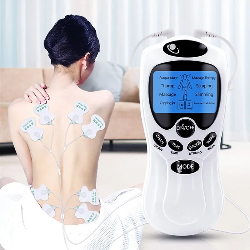 Electric tens electrode machine physical therapy tens ems machine muscle stimulator tens unit portable