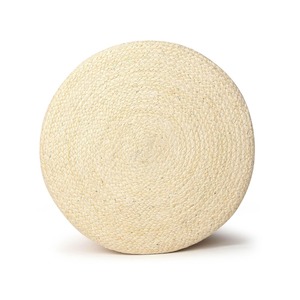 Hot Sale Handmade Natural Jute Ottoman Pouffe Round Braided Stool for Living Room Home Decor Available At Export Price - Product Image 5
