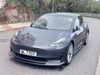 Vente directe d'usine, kit carrosserie RZ Style en fibre de carbone, lèvre avant, jupe latérale, diffuseur arrière pour Tesla Model 3