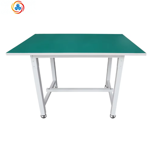 Table de travail antistatique pour chaîne de montage de haute qualité, personnalisée, avec convoyeur à bande et éclairage LED - Product Image 2