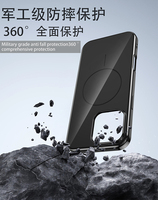 Nouvelle coque de téléphone en silicone souple TPU magnétique antichoc pour iPhone 14 15 16Pro Max pour Samsung S25Ultra S24Ultra A36 A56